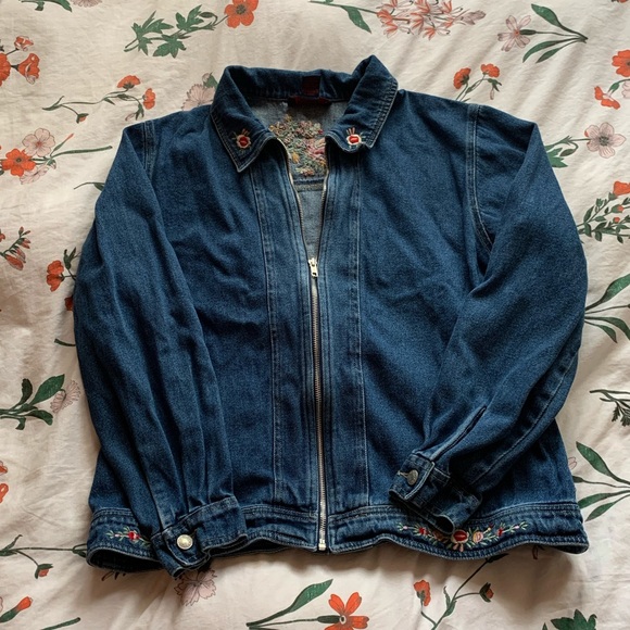 Urban Outfitters Jackets & Blazers - Vintage Embroidered Jean Jacket